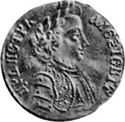 Russia Ducat Pyotr I Trade Coinage (1702) KM# 107 coin obverse Russia Ducat Pyotr I Trade Coinage (1702) KM# 107 coin obverse
