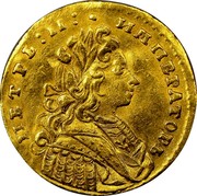 Russia Ducat Pyotr II 1729 Without hair tie KM# 186 ПЕТРЬ ∙ II ∙ ∙ИМПЕРАТОРЬ coin obverse Russia Ducat Pyotr II 1729 Without hair tie KM# 186 ПЕТРЬ ∙ II ∙ ∙ИМПЕРАТОРЬ coin obverse