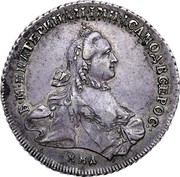 Russia Rouble Ekaterina II (ММД) 1763 ММД ЕІ C# 67.1 Б∙М∙ЕКАТЕРИНА∙II∙ІМП∙ІСАМОД∙ВСЕРОС: ∙Т∙І∙ ММД coin obverse Russia Rouble Ekaterina II (ММД) 1763 ММД ЕІ C# 67.1 Б∙М∙ЕКАТЕРИНА∙II∙ІМП∙ІСАМОД∙ВСЕРОС: ∙Т∙І∙ ММД coin obverse