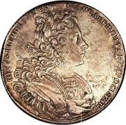 Russia Rouble Pyotr II (СПБ) 1727 СПБ KM# 183 ПЕТРЬ∙II∙ИМПЕРАТОРЬ∙ И САМОДЕРЖЕЦЬ * ВСЕРОСІИСКИ* СПБ coin obverse Russia Rouble Pyotr II (СПБ) 1727 СПБ KM# 183 ПЕТРЬ∙II∙ИМПЕРАТОРЬ∙ И САМОДЕРЖЕЦЬ * ВСЕРОСІИСКИ* СПБ coin obverse