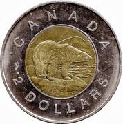 Canada 2 Dollars Golden Jubilee 1952-2002 KM# 449 CANADA 2 DOLLARS coin reverse Canada 2 Dollars Golden Jubilee 1952-2002 KM# 449 CANADA 2 DOLLARS coin reverse