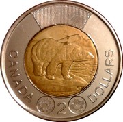 Canada Circulated 2 Dollars -War of 1812 Toonie Canadian Coin 2012