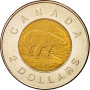 Canada 2 Dollars Toonie 2006 (ml) KM# 837 CANADA BT 2 DOLLARS coin reverse