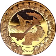 Canada 300 Dollars Olympic Ideals 2007 Proof KM# 752 CANADA coin reverse Canada 300 Dollars Olympic Ideals 2007 Proof KM# 752 CANADA coin reverse