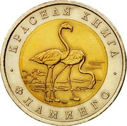 Russia 50 Roubles Wild Animal - Flamongo 1994 Л Y# 371 КРАСНАЯ КНИГА ФЛАМИНГО coin reverse Russia 50 Roubles Wild Animal - Flamongo 1994 Л Y# 371 КРАСНАЯ КНИГА ФЛАМИНГО coin reverse