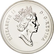 Canada Dollar Northern Dog Team Patrol 1994 Proof KM# 251 ELIZABETH II D ∙ G ∙ REGINA coin obverse Canada Dollar Northern Dog Team Patrol 1994 Proof KM# 251 ELIZABETH II D ∙ G ∙ REGINA coin obverse