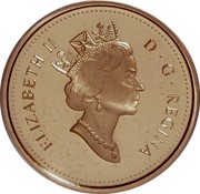Canada Five Dollars Elizabeth II First Gold Coins 1912-2002 Proof KM# 519 ELIZABETH II D∙G∙REGINA coin obverse Canada Five Dollars Elizabeth II First Gold Coins 1912-2002 Proof KM# 519 ELIZABETH II D∙G∙REGINA coin obverse