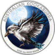 Australia 1 Dollar Australian Kookaburra 2018 AUSTRALIAN KOOKABURRA 2018 1OZ 9999 SILVER P NM coin reverse Australia 1 Dollar Australian Kookaburra 2018 AUSTRALIAN KOOKABURRA 2018 1OZ 9999 SILVER P NM coin reverse