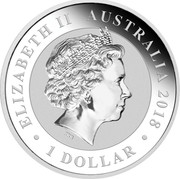 Australia 1 Dollars Bird of Paradise 2018 ELIZABETH II AUSTRALIA 2018 100 DOLLARS coin obverse Australia 1 Dollars Bird of Paradise 2018 ELIZABETH II AUSTRALIA 2018 100 DOLLARS coin obverse