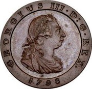 UK 1.Farthing George III (Pattern) 1798 Proof KM# Pn63B GEORGIUS III ∙ D : G ∙ REX. 1798 coin obverse UK 1.Farthing George III (Pattern) 1798 Proof KM# Pn63B GEORGIUS III ∙ D : G ∙ REX. 1798 coin obverse