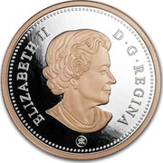Canada 10 Cents Big Coin Series Bluenose 2018 ELIZABETH II D G REGINA coin obverse
