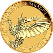 Australia 100 Dollars Bird of Paradise 2018 AUSTRALIAN BIRD OF PARADISE 1 OZ 9999 GOLD coin reverse Australia 100 Dollars Bird of Paradise 2018 AUSTRALIAN BIRD OF PARADISE 1 OZ 9999 GOLD coin reverse