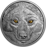 Canada 15 Dollars Eyes of the Wolf 2017 CA coin reverse Canada 15 Dollars Eyes of the Wolf 2017 CA coin reverse