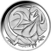 Australia 2 Cents Decimal designs in perspective 2018 2 SD coin reverse Australia 2 Cents Decimal designs in perspective 2018 2 SD coin reverse