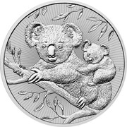 Australia 2 Dollars Koala - Mother & Baby 2018 P AH coin reverse Australia 2 Dollars Koala - Mother & Baby 2018 P AH coin reverse
