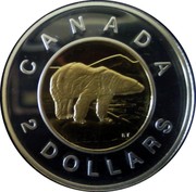 Canada 2 Dollars (Polar Bear) KM# 270c CANADA 2 DOLLARS coin reverse Canada 2 Dollars (Polar Bear) KM# 270c CANADA 2 DOLLARS coin reverse