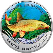 Ukraine 2 Hryvni Dnieper Barbel 2018 МАРЕНА ДНІПРОВСЬКА coin reverse Ukraine 2 Hryvni Dnieper Barbel 2018 МАРЕНА ДНІПРОВСЬКА coin reverse