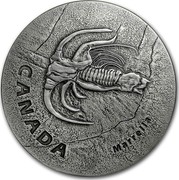 Canada 20 Dollars Ancient Canada - Marrella 2018 CANADA MARRELLA coin reverse