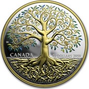 Canada 20 Dollars Tree of Life 2018 CANADA 20 DOLLARS 2018 coin reverse Canada 20 Dollars Tree of Life 2018 CANADA 20 DOLLARS 2018 coin reverse