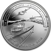 Canada 20 Dollars WWII Battlefront Series Battle of the Atlantic 2018 THE BATTLE OF THE ATLANTIC - LA BATAILLE DE L'ATLANTIQUE CANADA 2018 1939 - 1945 NH coin reverse Canada 20 Dollars WWII Battlefront Series Battle of the Atlantic 2018 THE BATTLE OF THE ATLANTIC - LA BATAILLE DE L'ATLANTIQUE CANADA 2018 1939 - 1945 NH coin reverse