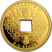 Canada 200 Dollars Feng Shui Good Luck Charms 2017 ELIZABETH II D. G. REGINA coin obverse Canada 200 Dollars Feng Shui Good Luck Charms 2017 ELIZABETH II D. G. REGINA coin obverse
