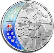 Canada 25 Dollars Olympic Winter Games - Biathlon 2007 Proof KM# 744 25 DOLLARS BR coin reverse Canada 25 Dollars Olympic Winter Games - Biathlon 2007 Proof KM# 744 25 DOLLARS BR coin reverse