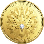 Canada 250 Dollars Celebrating Canadian Brilliance Diamond 2017 CANADA 250 DOLLARS coin reverse Canada 250 Dollars Celebrating Canadian Brilliance Diamond 2017 CANADA 250 DOLLARS coin reverse