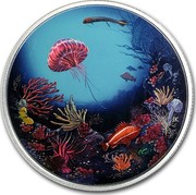 Canada 30 Dollars Illuminated Underwater Reef 2016 JK coin reverse Canada 30 Dollars Illuminated Underwater Reef 2016 JK coin reverse