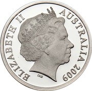 Australia 5 Dollars 200 Years of Postal Services in Australia 2009 Proof ELIZABETH II AUSTRALIA 2009 ∙ 5 DOLLARS ∙ IRB coin obverse Australia 5 Dollars 200 Years of Postal Services in Australia 2009 Proof ELIZABETH II AUSTRALIA 2009 ∙ 5 DOLLARS ∙ IRB coin obverse