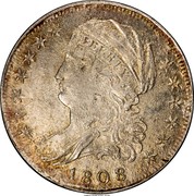 USA 5 Dollars (Capped Bust (Mule Pattern)) LIBERTY 1808 coin obverse