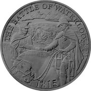 UK 5 Pounds 200th Anniversary of Waterloo Piedfort 2015 Proof THE BATTLE OF WATERLOO 1815 coin reverse UK 5 Pounds 200th Anniversary of Waterloo Piedfort 2015 Proof THE BATTLE OF WATERLOO 1815 coin reverse
