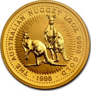 Australia 50 Dollars The Australian Nugget 1998 THE AUSTRALIAN NUGGET 1/2 OZ. 9999 GOLD ∙ 1998 ∙ coin reverse Australia 50 Dollars The Australian Nugget 1998 THE AUSTRALIAN NUGGET 1/2 OZ. 9999 GOLD ∙ 1998 ∙ coin reverse