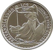 UK 50 Pence (Britannia) KM# 1080 'BRITANNIA'YEAR' '1/4' 'OUNCE'FINE'SILVER' P.NATHAN coin reverse UK 50 Pence (Britannia) KM# 1080 'BRITANNIA'YEAR' '1/4' 'OUNCE'FINE'SILVER' P.NATHAN coin reverse