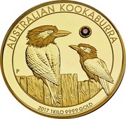 Australia 5000 Dollars The Australian Trilogy - Kookaburra 2017 P Proof AUSTRALIAN KOOKABURRA P 2017 1 KILO 9999 GOLD coin reverse Australia 5000 Dollars The Australian Trilogy - Kookaburra 2017 P Proof AUSTRALIAN KOOKABURRA P 2017 1 KILO 9999 GOLD coin reverse