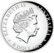 Australia 8 Dollars Australian Koala 2018 P High Relief Proof ELIZABETH II AUSTRALIA ∙ 8 DOLLARS ∙ IRB coin obverse Australia 8 Dollars Australian Koala 2018 P High Relief Proof ELIZABETH II AUSTRALIA ∙ 8 DOLLARS ∙ IRB coin obverse