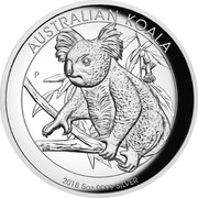 Australia 8 Dollars Australian Koala 2018 P High Relief Proof AUSTRALIAN KOALA 2018 5OZ 9999 SILVER P NM coin reverse Australia 8 Dollars Australian Koala 2018 P High Relief Proof AUSTRALIAN KOALA 2018 5OZ 9999 SILVER P NM coin reverse