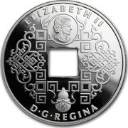 Canada 8 Dollars Feng Shui Good Luck Charms 2017 ELIZABETH II D. G. REGINA coin obverse Canada 8 Dollars Feng Shui Good Luck Charms 2017 ELIZABETH II D. G. REGINA coin obverse
