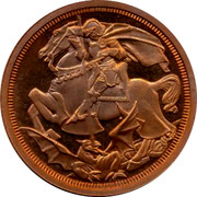 UK Crown Edward VII Pattern ND - coin reverse UK Crown Edward VII Pattern ND - coin reverse