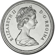 Canada Dollar British Columbia Centennial 1971 Specimen KM# 80 ELIZABETH II D ∙ G ∙ REGINA coin obverse Canada Dollar British Columbia Centennial 1971 Specimen KM# 80 ELIZABETH II D ∙ G ∙ REGINA coin obverse
