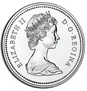 Canada Dollar Winnipeg Centennial 1974 Specimen KM# 88a ELIZABETH II D ∙ G ∙ REGINA coin obverse Canada Dollar Winnipeg Centennial 1974 Specimen KM# 88a ELIZABETH II D ∙ G ∙ REGINA coin obverse