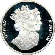 UK ECU United Kingdom 1993 UNITED KINGDOM coin reverse UK ECU United Kingdom 1993 UNITED KINGDOM coin reverse