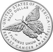 USA Half Dollar Breast Cancer Awareness 2018 S UNITED STATES OF AMERICA HALF DOLLAR E PLURIBUS UNUM BREAST CANCER AWARENESS coin reverse USA Half Dollar Breast Cancer Awareness 2018 S UNITED STATES OF AMERICA HALF DOLLAR E PLURIBUS UNUM BREAST CANCER AWARENESS coin reverse