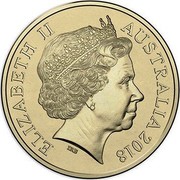 Australia Two Dollars (Eternal Flame) ELIZABETH II AUSTRALIA 2018 IRB coin obverse Australia Two Dollars (Eternal Flame) ELIZABETH II AUSTRALIA 2018 IRB coin obverse