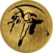 Russia Two Hundred Roubles Short Track 2010 Proof Y# 1259 - coin reverse Russia Two Hundred Roubles Short Track 2010 Proof Y# 1259 - coin reverse