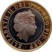 UK Two Pounds (History of Technology Achievement (Piedfort)) KM# P30 ELIZABETH II DEI GRA REG FID DEF IRB coin obverse UK Two Pounds (History of Technology Achievement (Piedfort)) KM# P30 ELIZABETH II DEI GRA REG FID DEF IRB coin obverse
