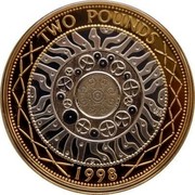 UK Two Pounds (History of Technology Achievement (Piedfort)) KM# P30 TWO POUNDS 1998 BR coin reverse UK Two Pounds (History of Technology Achievement (Piedfort)) KM# P30 TWO POUNDS 1998 BR coin reverse
