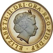 UK Two Pounds Marconi Telegraph (Piedfort) 2001 Proof KM# P106 ELIZABETH∙II∙DEI∙GRA∙REG∙FID∙DEF ∙ IRB coin obverse UK Two Pounds Marconi Telegraph (Piedfort) 2001 Proof KM# P106 ELIZABETH∙II∙DEI∙GRA∙REG∙FID∙DEF ∙ IRB coin obverse