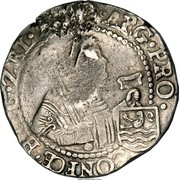 Russia Yefimok Alexey Mikhailovich (Countermarked over Zeeland Rijksdaalder 1649) 1655 KM# 427 ARG PRO CONFOE BELG ZEL MO coin reverse Russia Yefimok Alexey Mikhailovich (Countermarked over Zeeland Rijksdaalder 1649) 1655 KM# 427 ARG PRO CONFOE BELG ZEL MO coin reverse