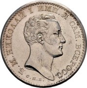 Russia 1 Rouble (Nikolai I (Pattern Novodel)) KM# Pn90 Б.М.НИКОЛАЙ І ИМПЕРАТОРЪ И САМ. ВСЕРОСС. С.П.Б. coin obverse