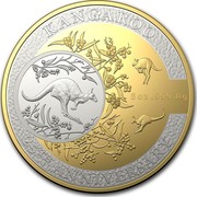 Australia 10 Dollars Kangaroo 25th Anniv 2018 KANGAROO 25TH ANNIVERSARY 5OZ .999 AG coin reverse Australia 10 Dollars Kangaroo 25th Anniv 2018 KANGAROO 25TH ANNIVERSARY 5OZ .999 AG coin reverse